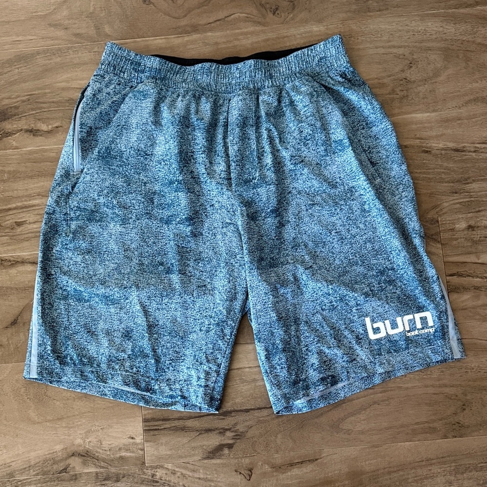 lululemon athletica Heathered Blue Athletic Shorts